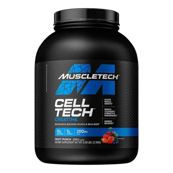 Muscletech Cell Tech Creatine Formula, Fruit Punch, 5.8 LB