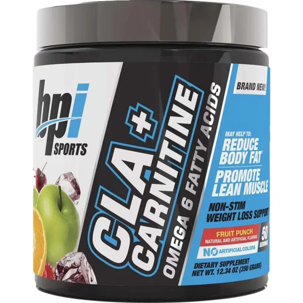 bpi Sports Cla Plus Carnitine, Fruit Punch, 50