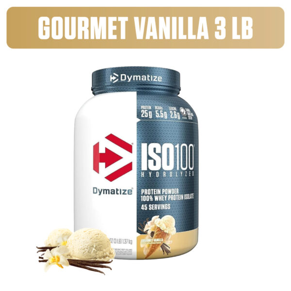 Dymatize ISO 100 Hydrolyzed Whey Protein Isolate, 3 LB